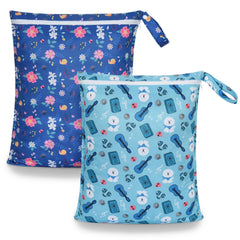 OTraki flower-pattern wet bag keeps swimsuits organized during beach days