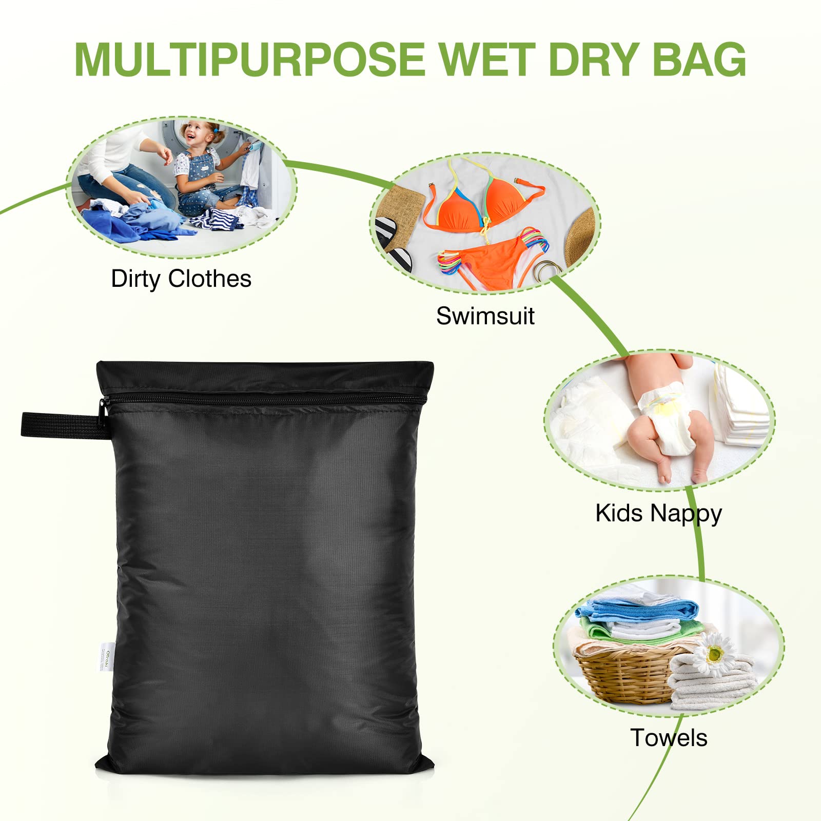 OTraki wet bag multi-use for gym, beach, and pool trips.