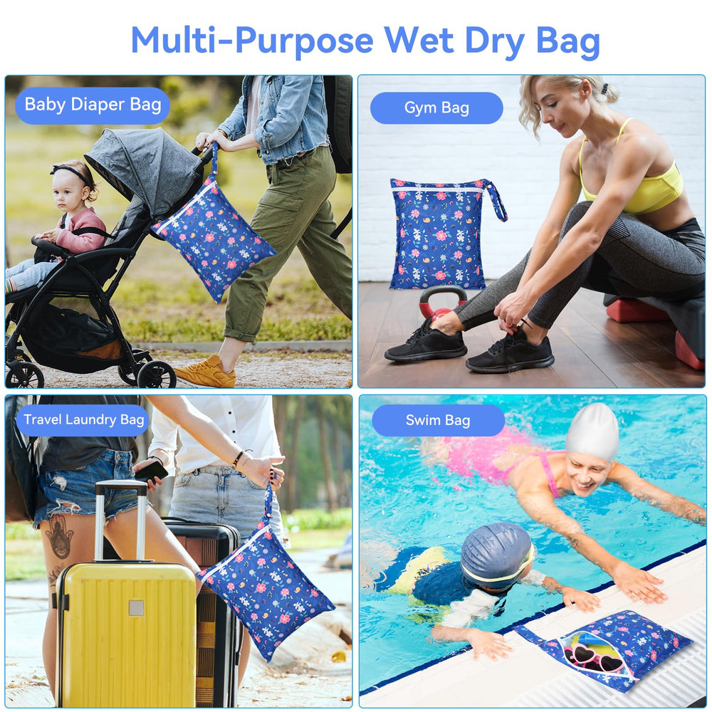 OTraki wet bag is ideal for beach, gym, and daycare storage.