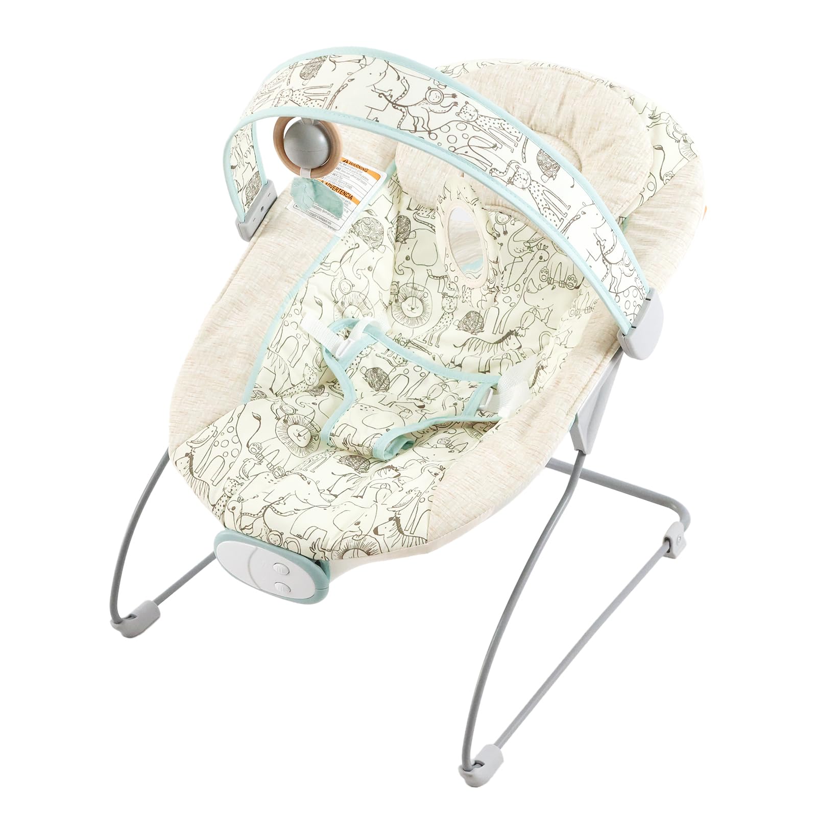 Otrolepota Baby Bouncer assembly demonstrates quick setup for on-the-go soothing.