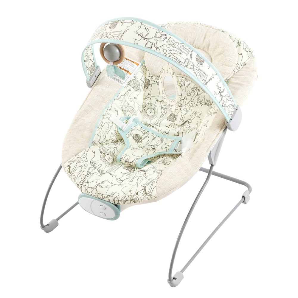 Otrolepota Baby Bouncer assembly demonstrates quick setup for on-the-go soothing.