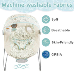 Otrolepota Baby Bouncer soft-seat focuses on comfort and support for infants.