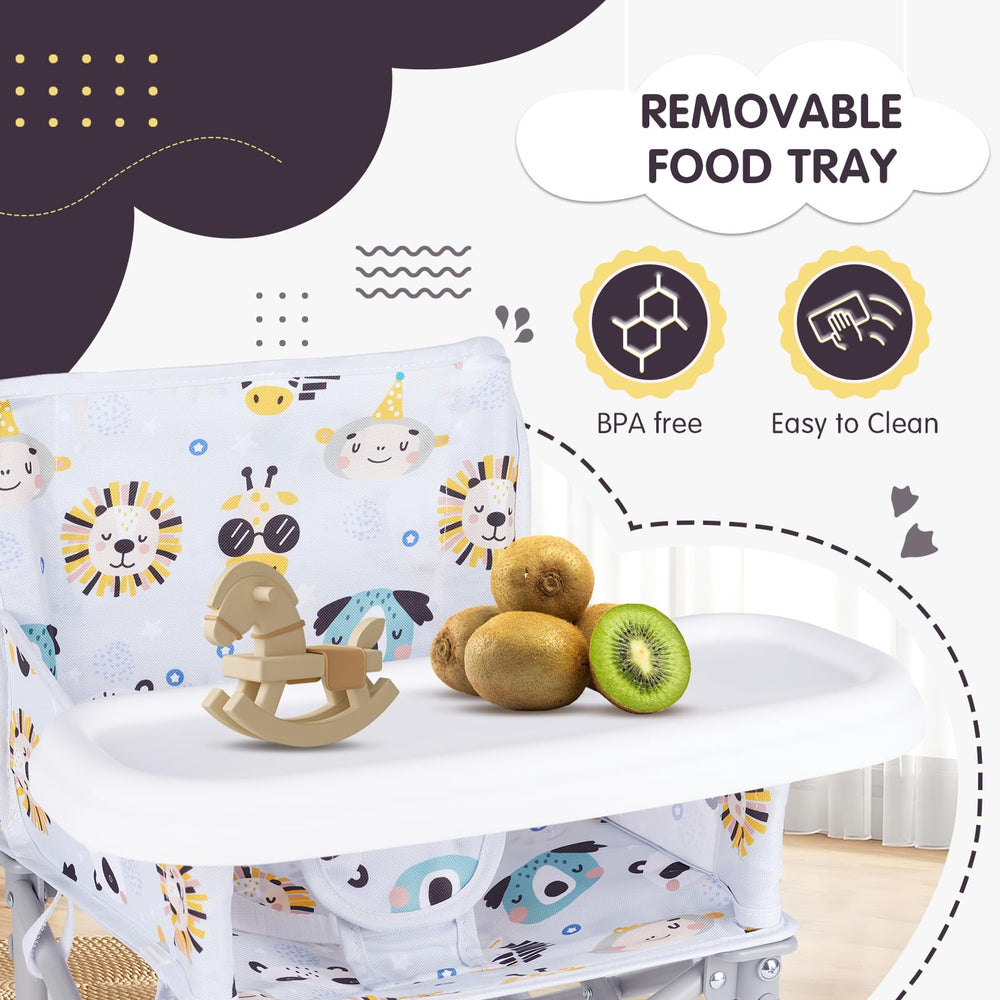 Otrolepota removable, machine-washable tray simplifies post-meal cleanup.