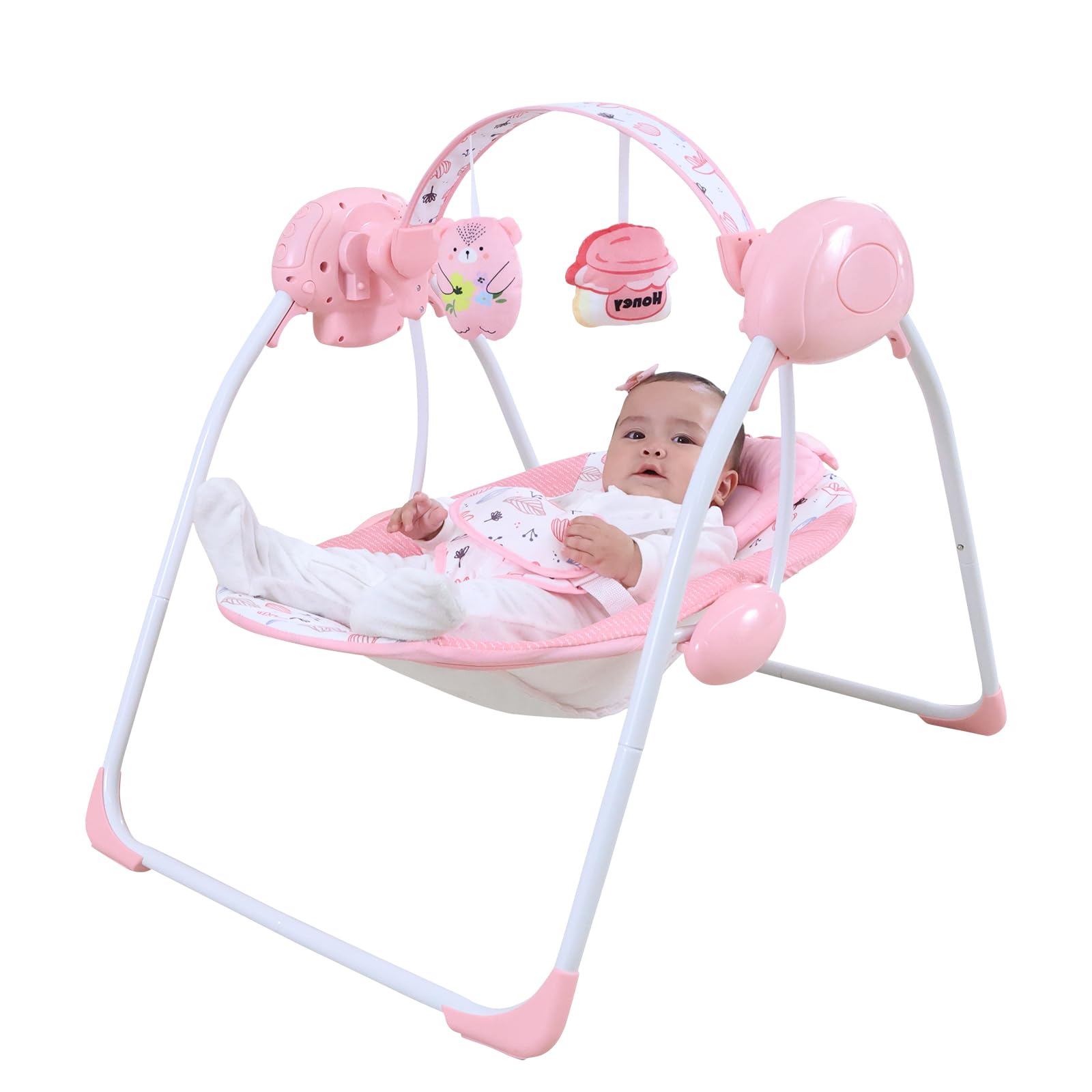 Otrolepota baby swing compact folding design simplifies setup and storage.