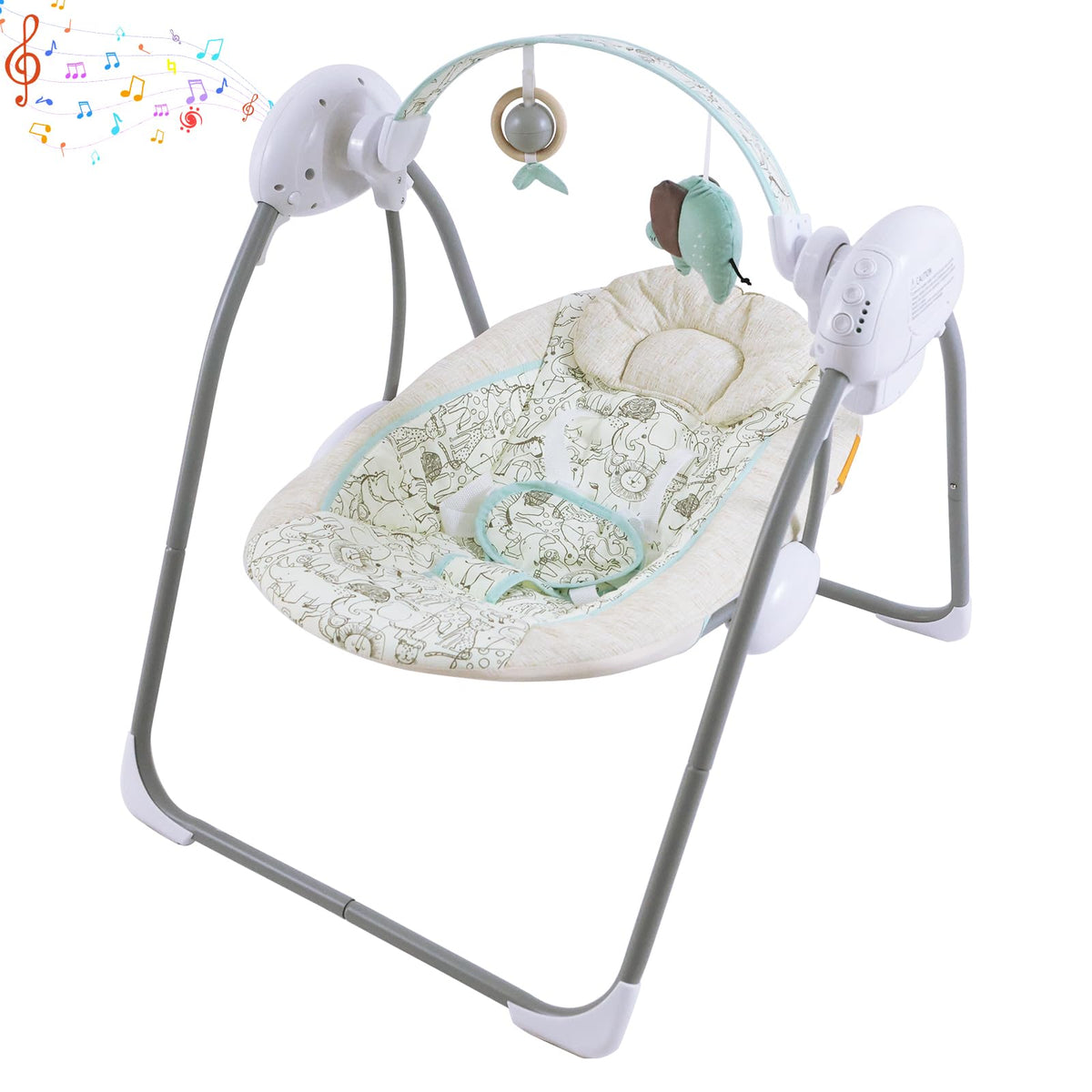 Otrolepota baby swing foldable compact design for easy storage and transport
