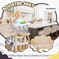 Otrolepota safety belt and straps secure toddler during meals.