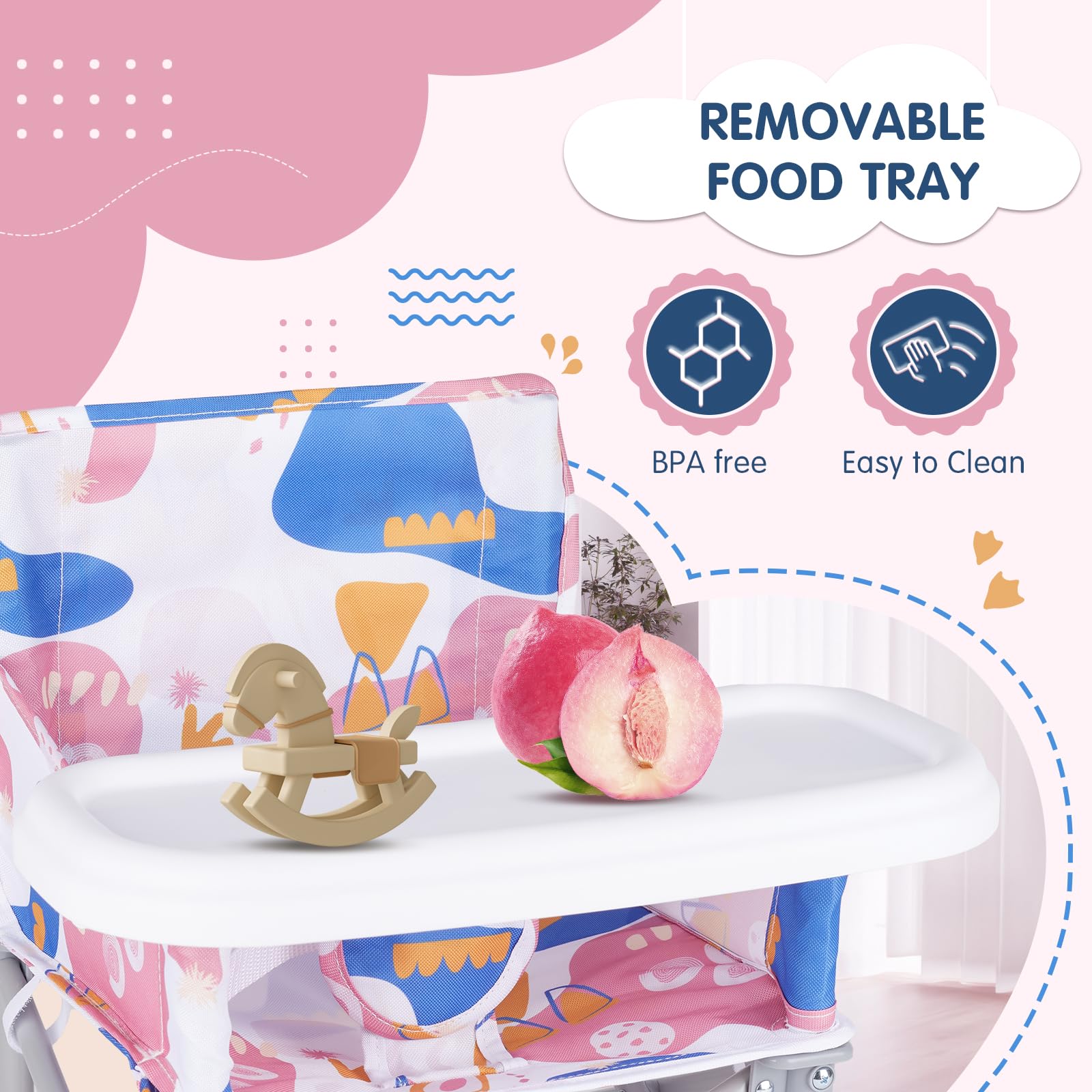 Otrolepota gender-neutral design suitable for all caregivers during meals.