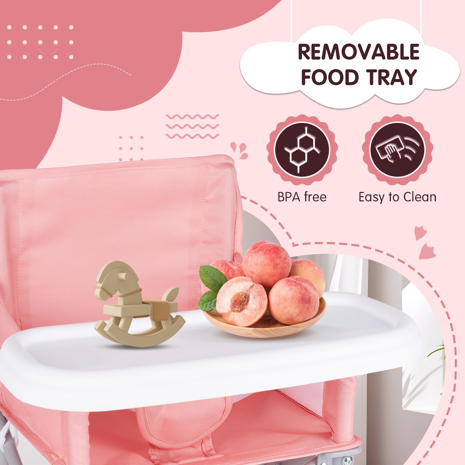 Otrolepota portable baby chair ideal for beach use.