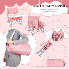 Otrolepota portable baby chair dining setup for family meals.