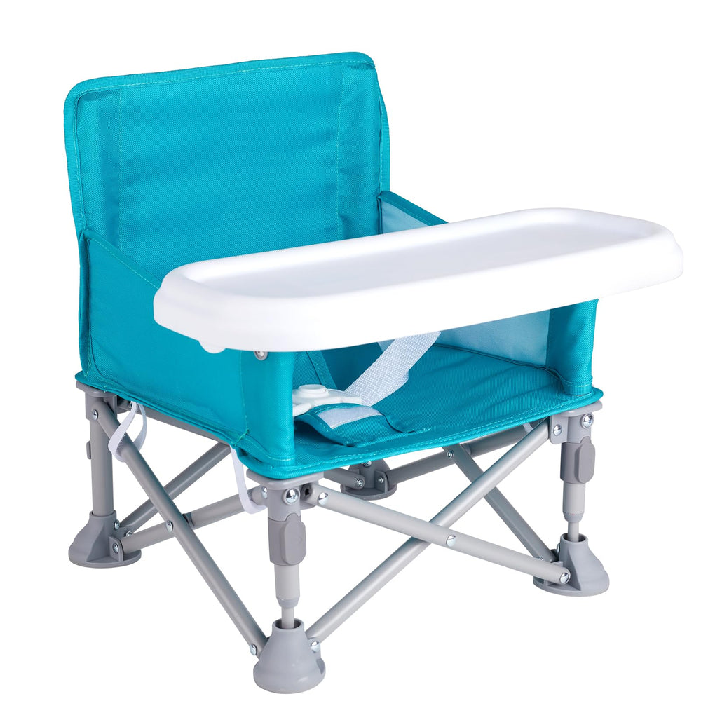 Otrolepota portable baby chair folded shows compact travel readiness for families.