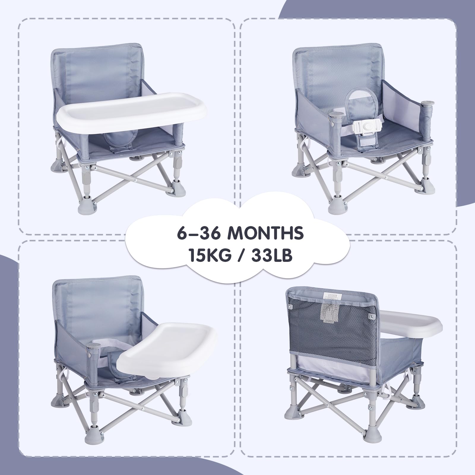Otrolepota removable BPA-free tray for easy cleaning and safe meals.