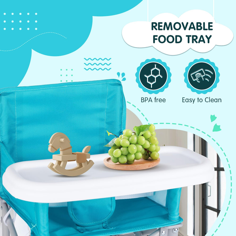 Otrolepota safety harness provides secure seating during meals and play.