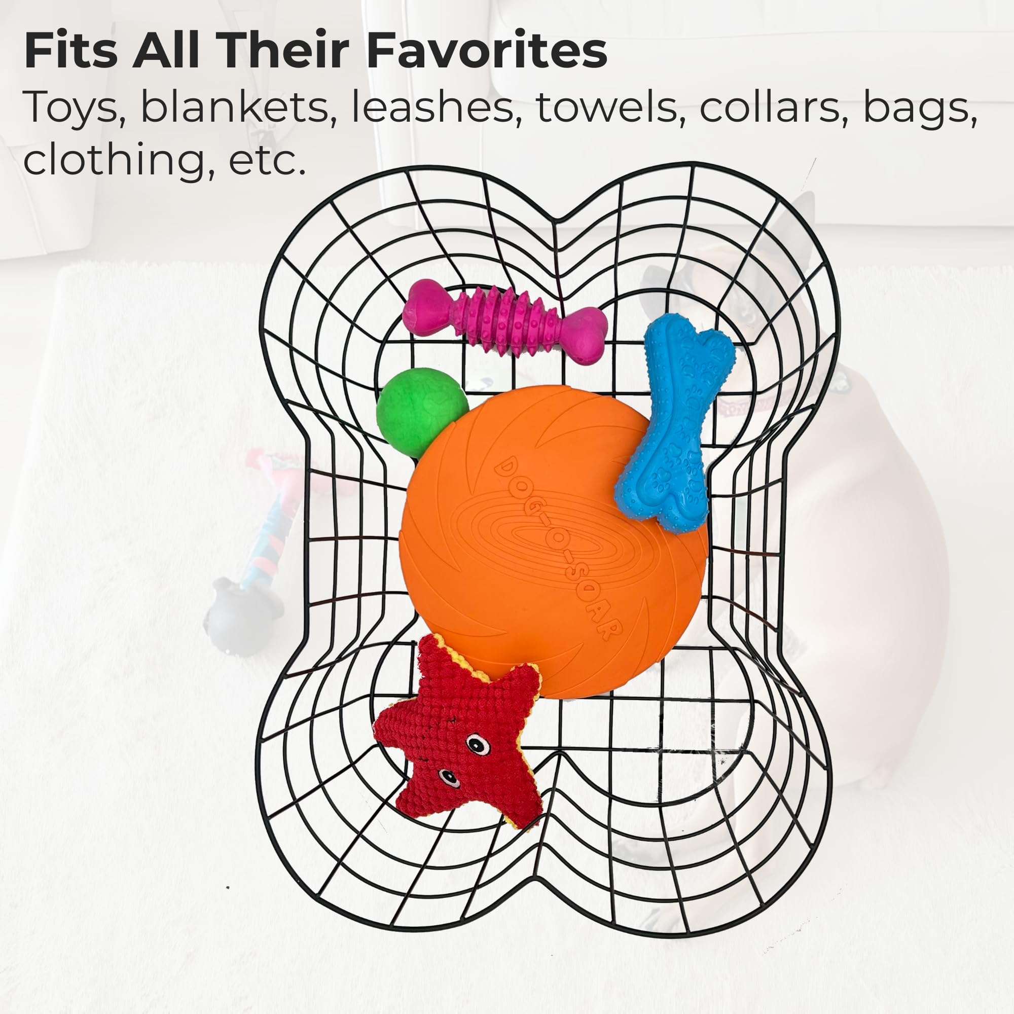 OtterPets bone-shaped design detail emphasizing durable metal frame