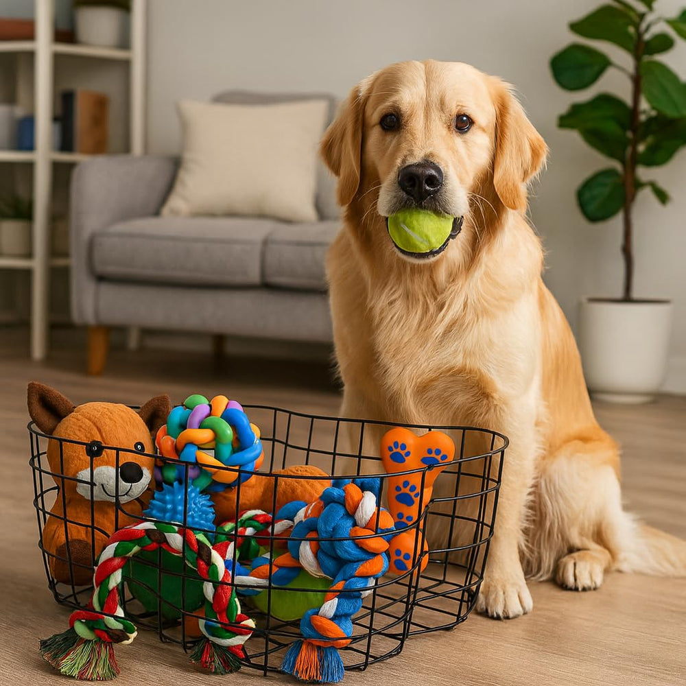 OtterPets toy bin out of box ready for use with no assembly required