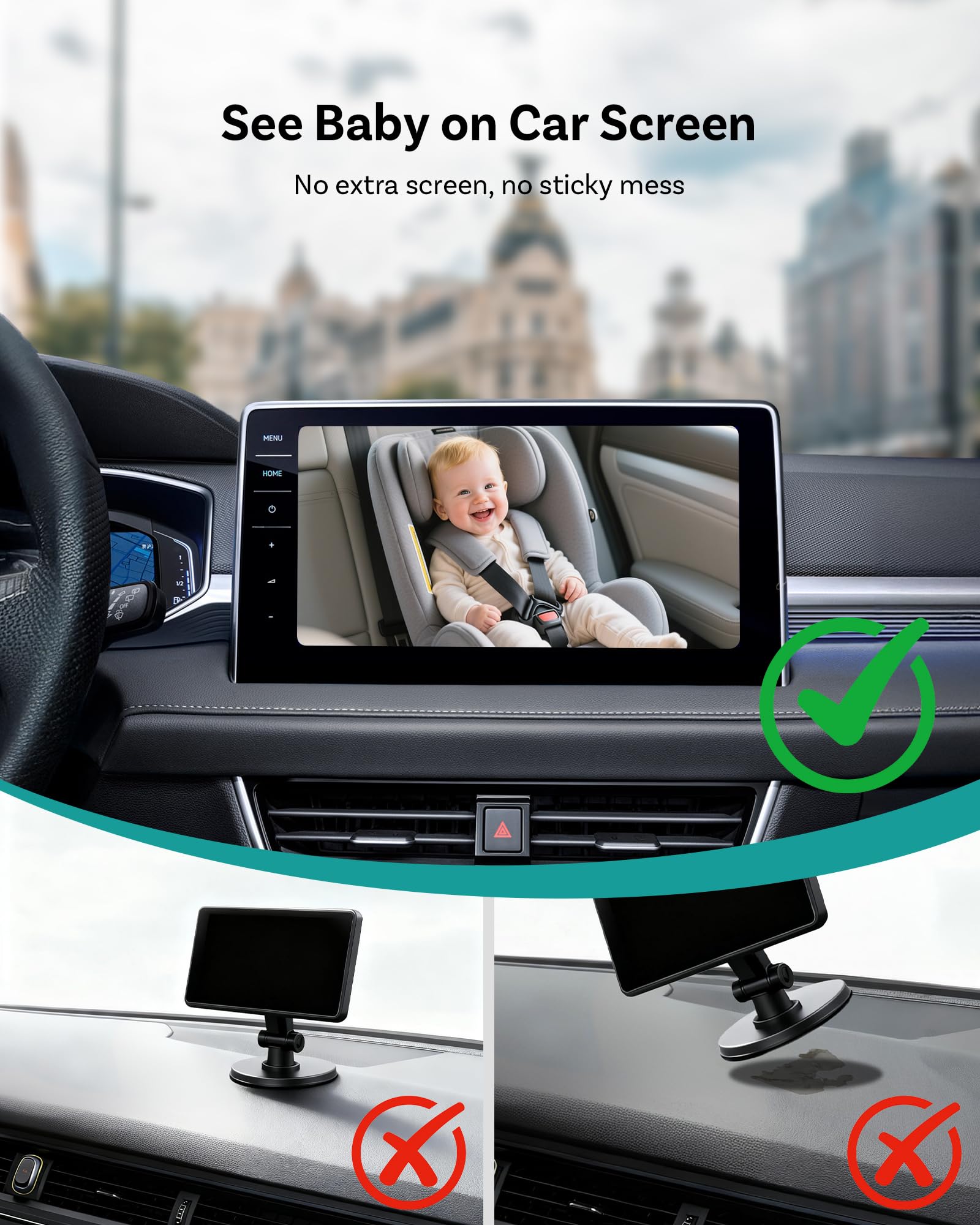 OTTOCAST Cabin Care ideal for new parents on errands and road trips.