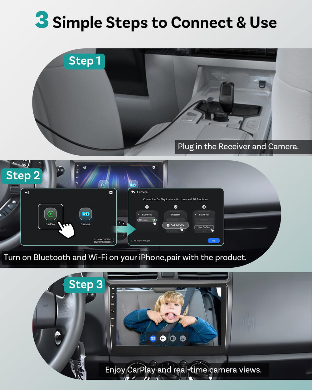 OTTOCAST safe family rides with simple setup for road trips and school runs