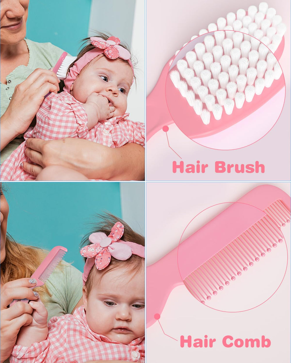 OTTOLIVES grooming kit attachments with seven heads for versatile baby nail care
