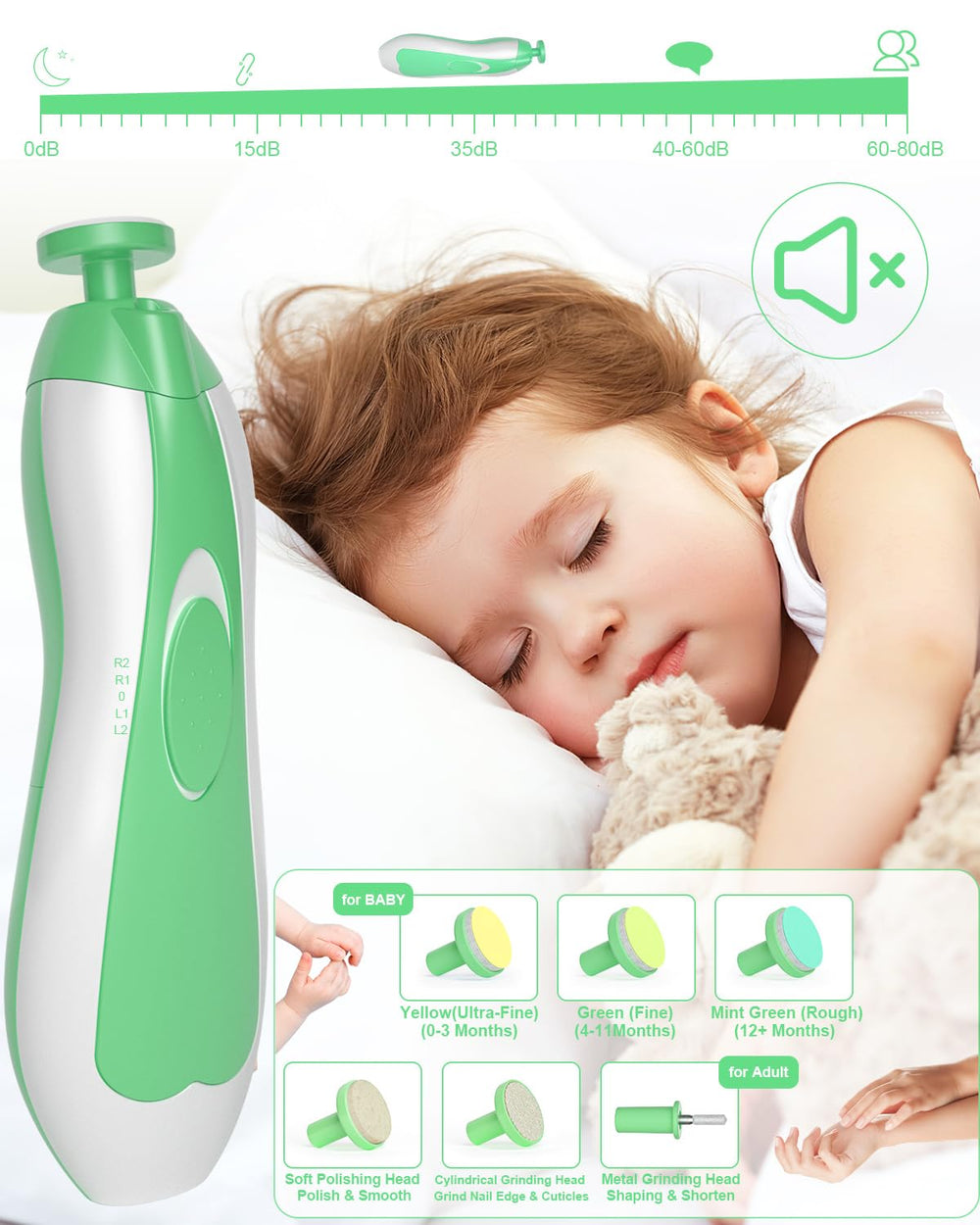 Ottolives baby-round-tip-scissors promote safe trimming during grooming.