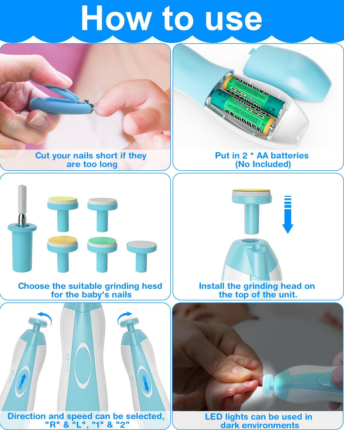 OTTOLIVES curved nail clipper designed for safer, faster baby nails