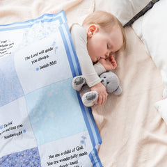 Oudain 30x40 blanket shows crib-size coverage and easy handling.