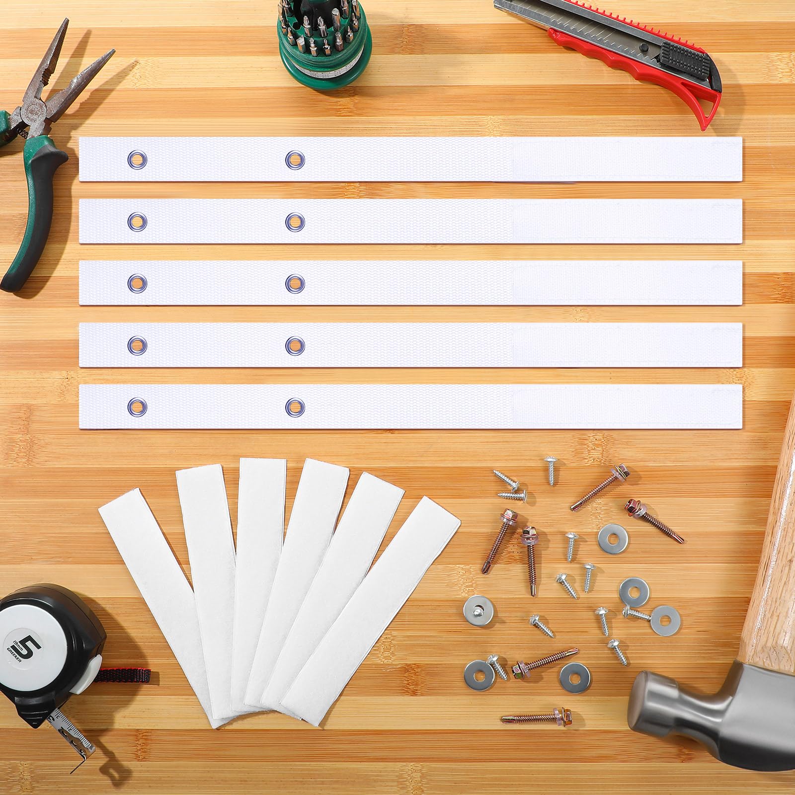 Oudain anti-tip anchors installation tools shown for easy wall mounting and setup