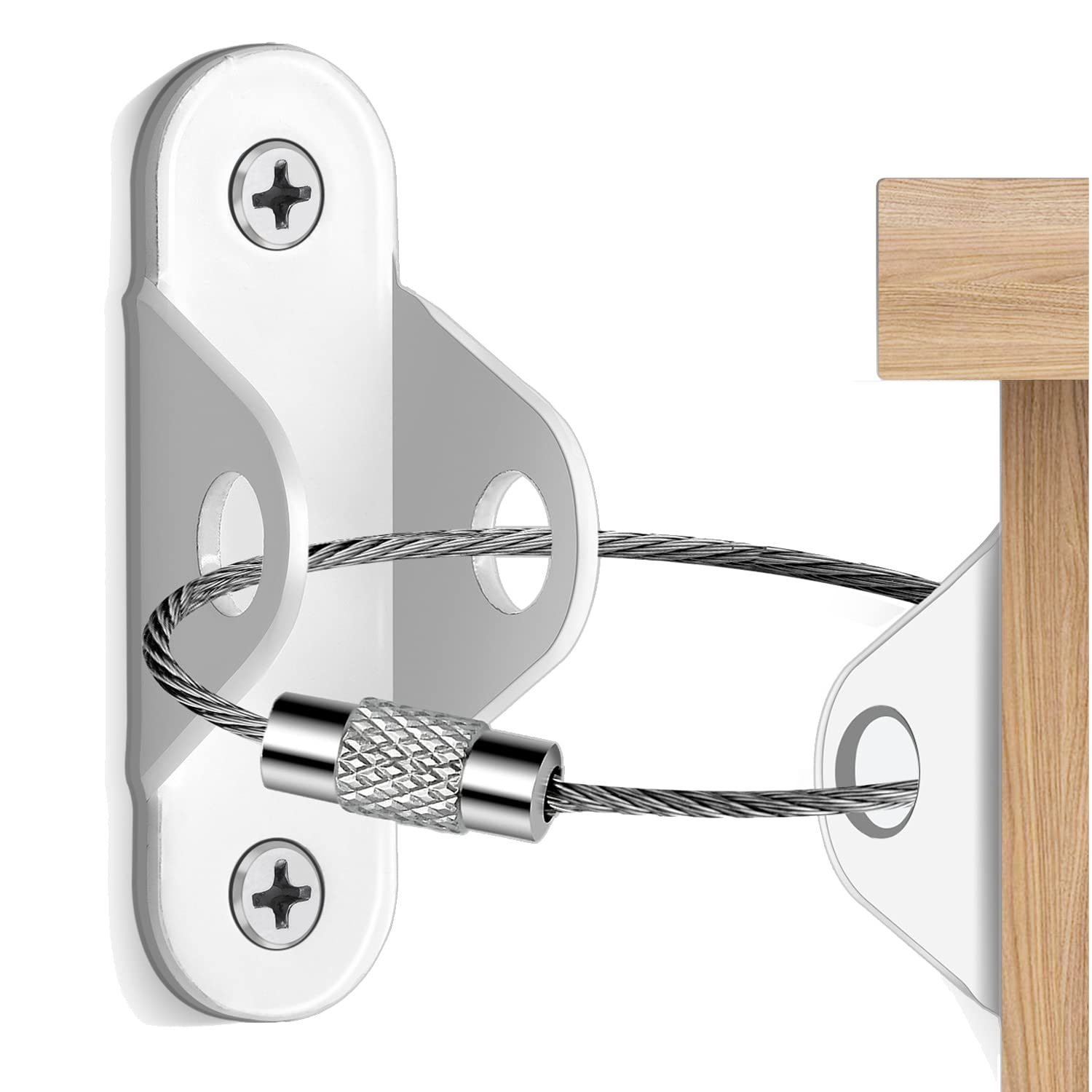Ougourim anti-tip wall-strap for stable tall furniture.