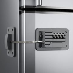 Ougourim Upgraded Fridge Lock unboxing view shows easy install and ready-to-use safety.