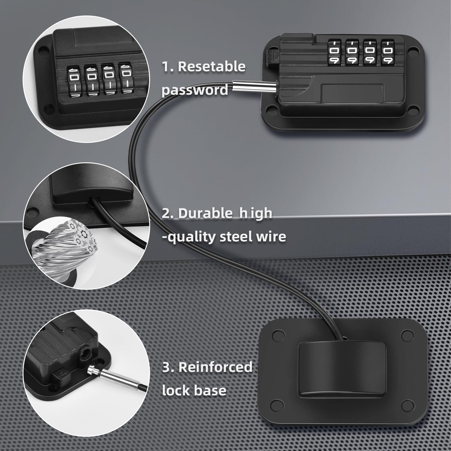 Ougourim Upgraded Fridge Lock durable construction supports long-term use