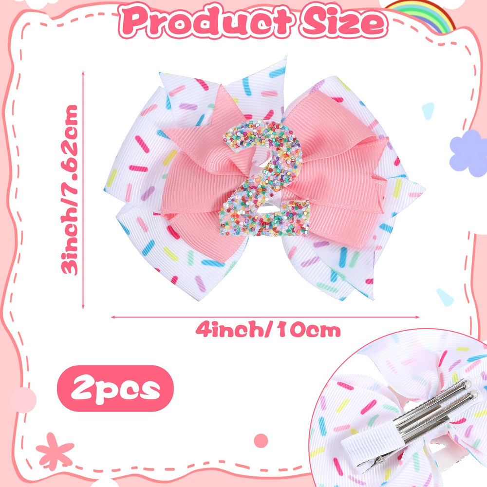 Ouligay baby hair clip complements ice-cream pink outfits with gentle shine