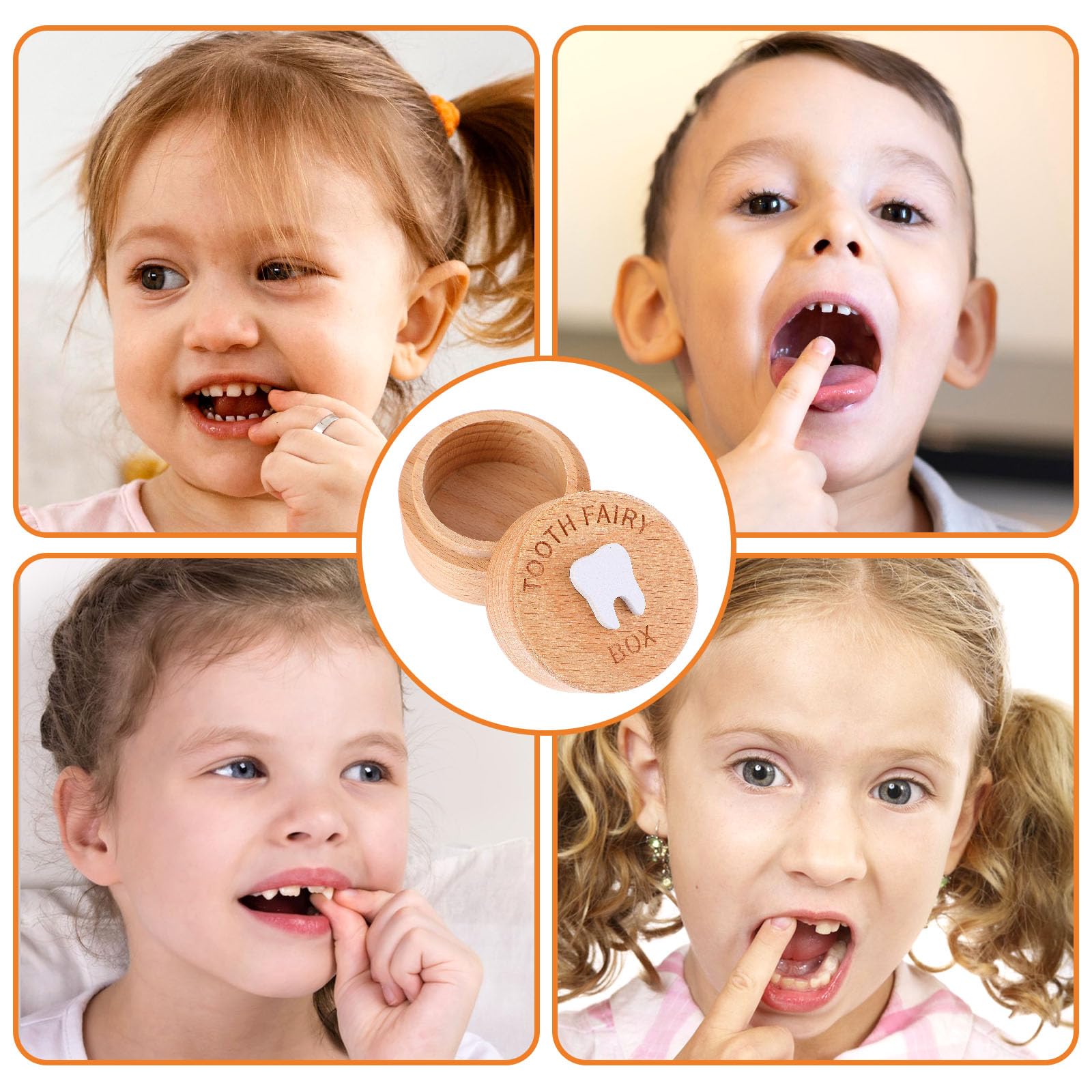 Ouligay Tooth Fairy Box gift-ready packaging suits birthdays and baby showers.
