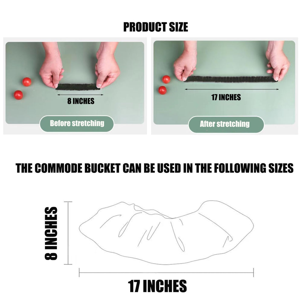 OULIGET Potty Liners with Food Grade Film keeps little ones safe and comfortable.