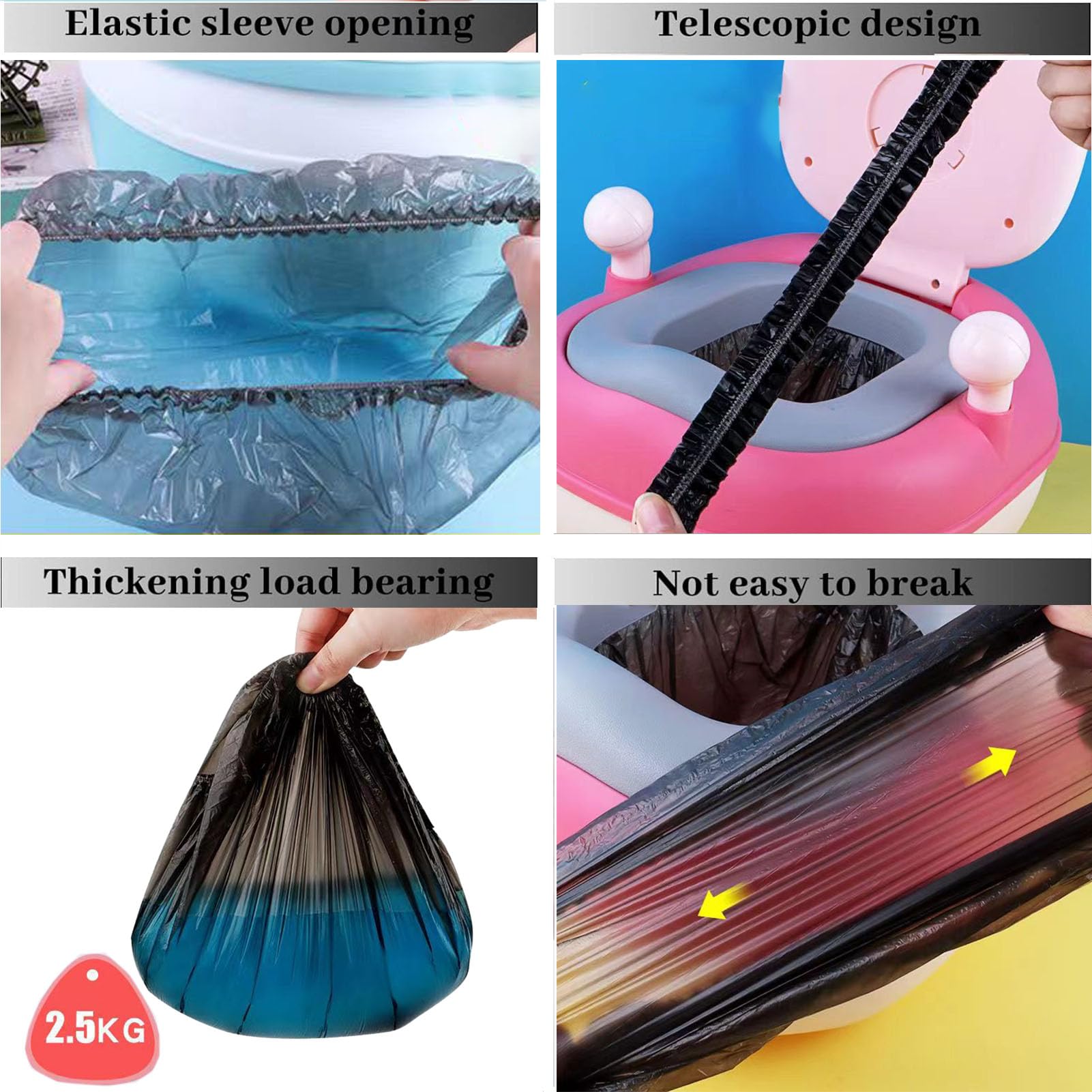 OULIGET Liners offer Leak-Proof up to 5 oz for mess-free experiences.