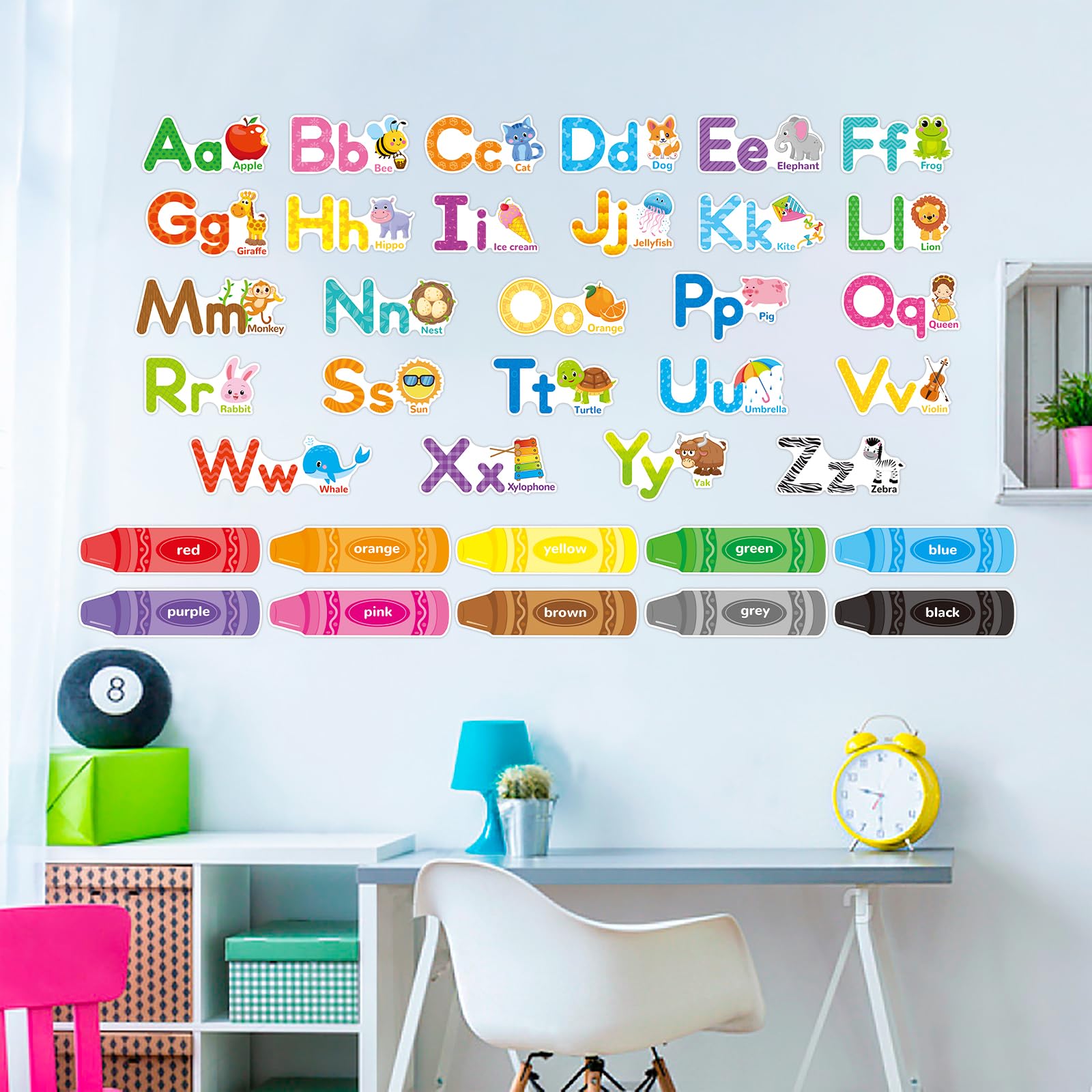 OUNENO peel and stick wall decals easy to apply to any flat surface