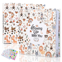 Our Little Miracle baby memory book cover with gold-foil finish highlights premium keepsakes.