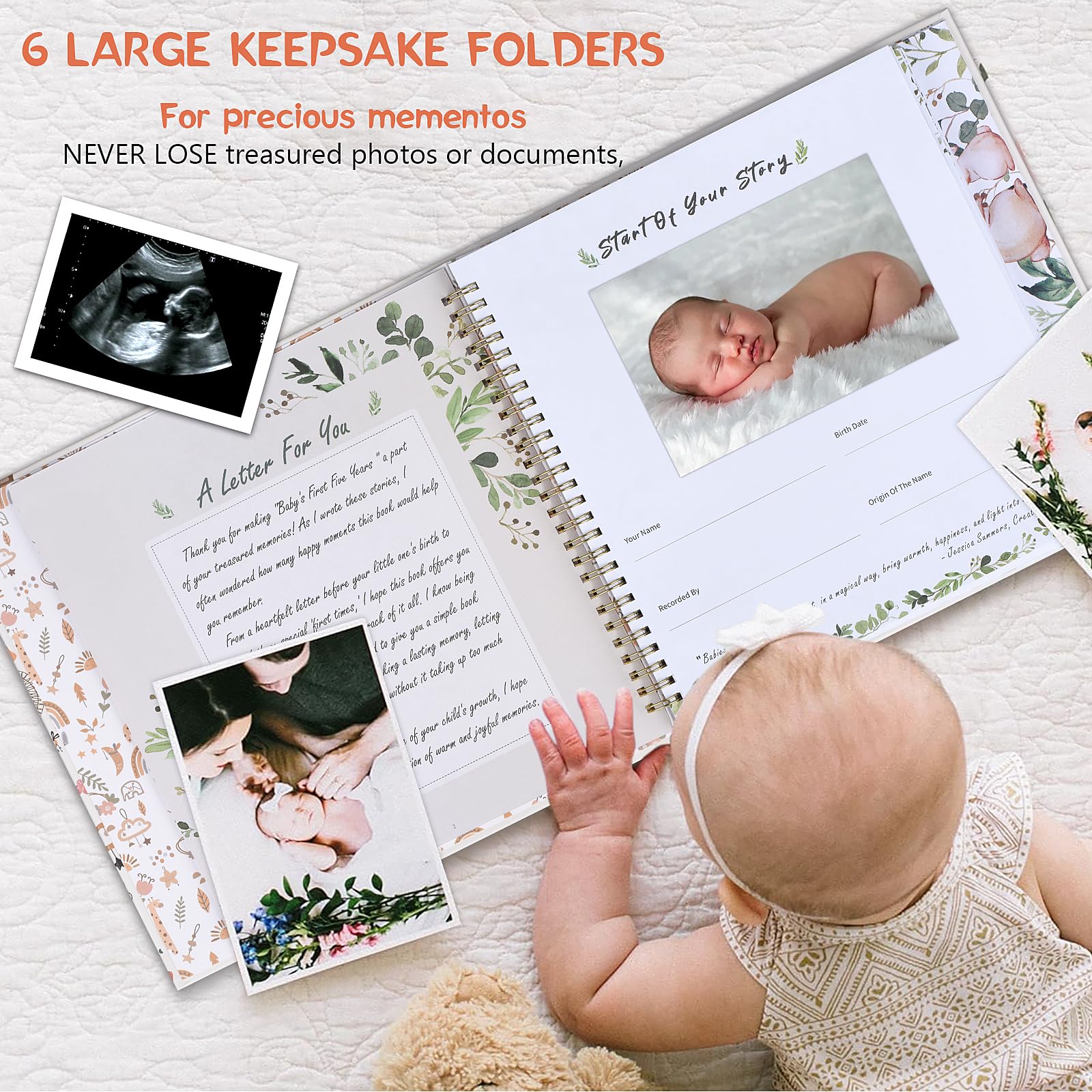Our Little Miracle memory book stickers set for decorative pages.