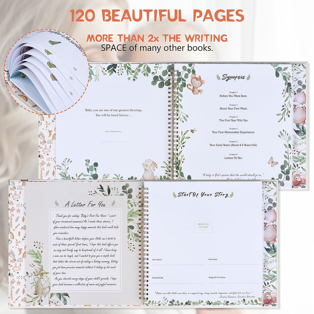 Our Little Miracle memory book in use, journaling daily memories with family.