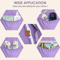 Ourea high-chair handy-pocket-pouch-zippered-inner-pocket keeps small items secure during meals.