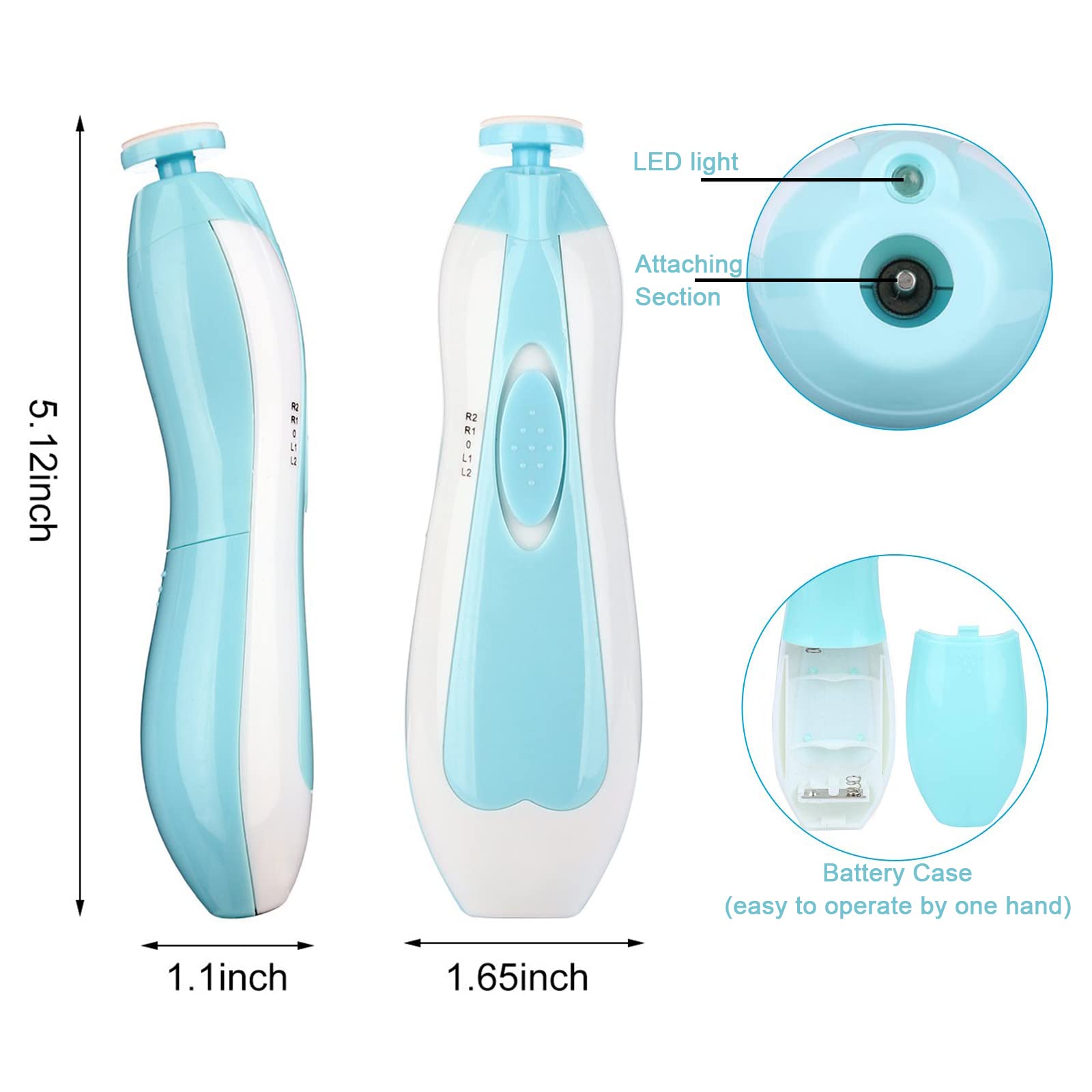 OUREPOCA portable travel design fits in a purse for on-the-go care