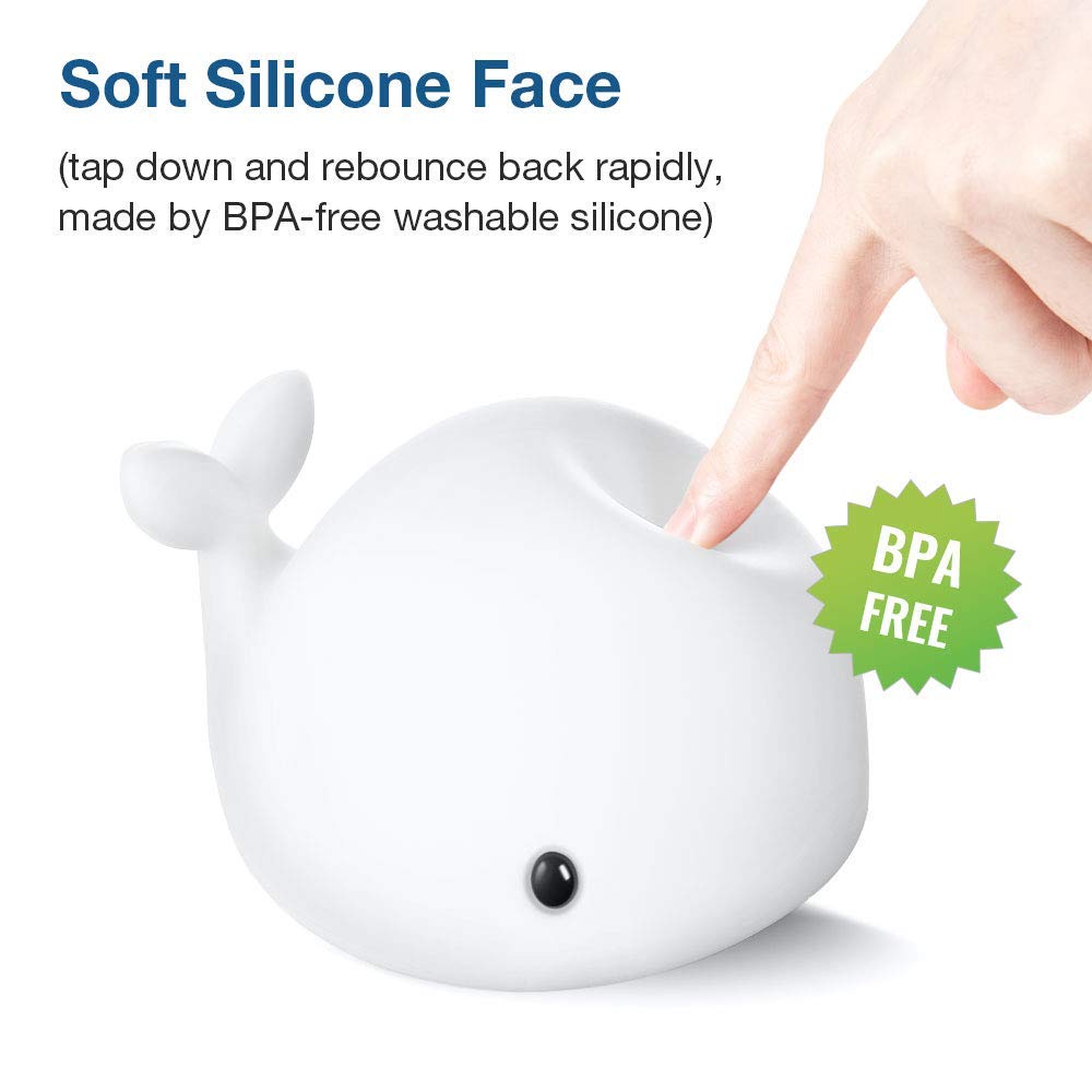 OURRY BPA-free silicone construction ensures a safe, durable night light.