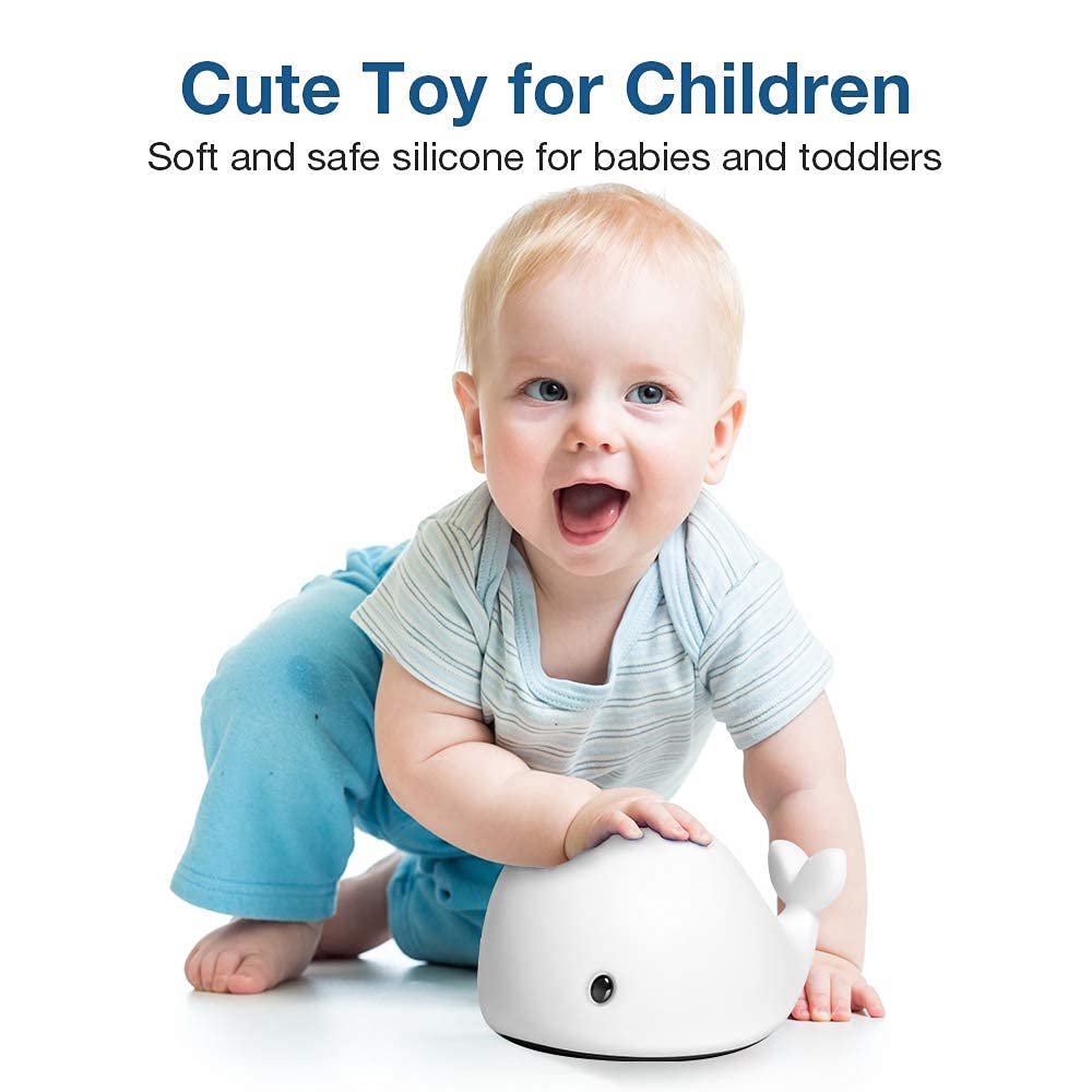 OURRY tap-control color modes enable quick mood lighting for toddlers.