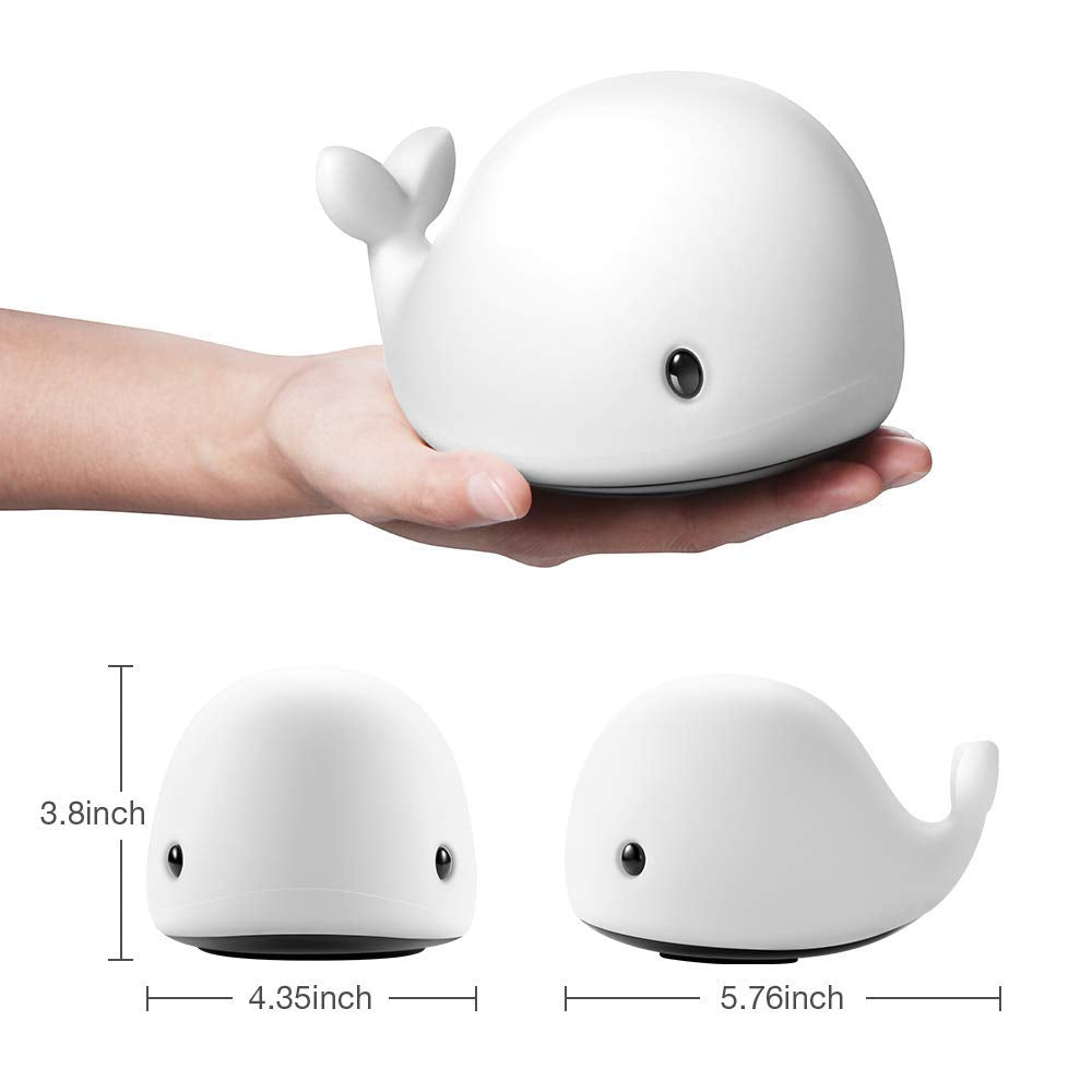 OURRY waterproof silicone night light resists spills and is easy to wipe clean.