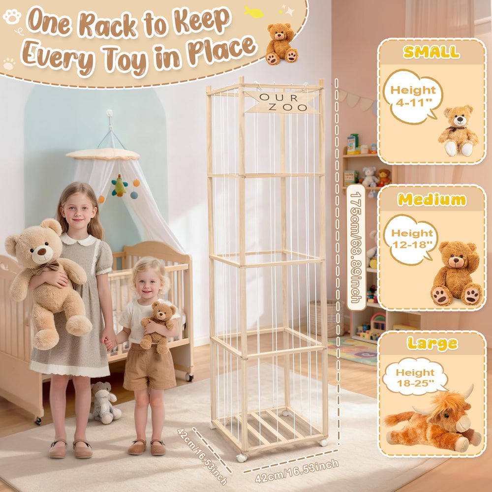 OurWarm four-tier organizer with assembly kit ensures quick setup.