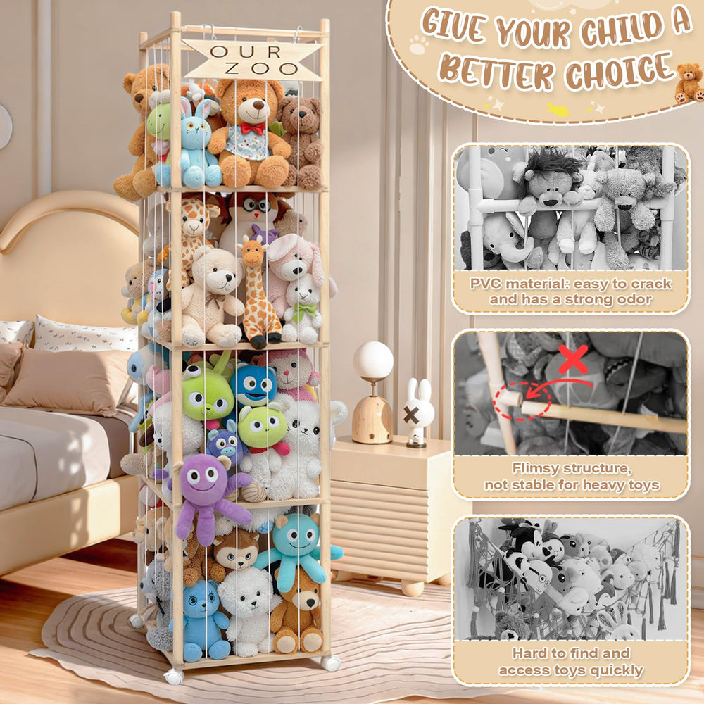 OurWarm rolling storage simplifies tidying up after play.