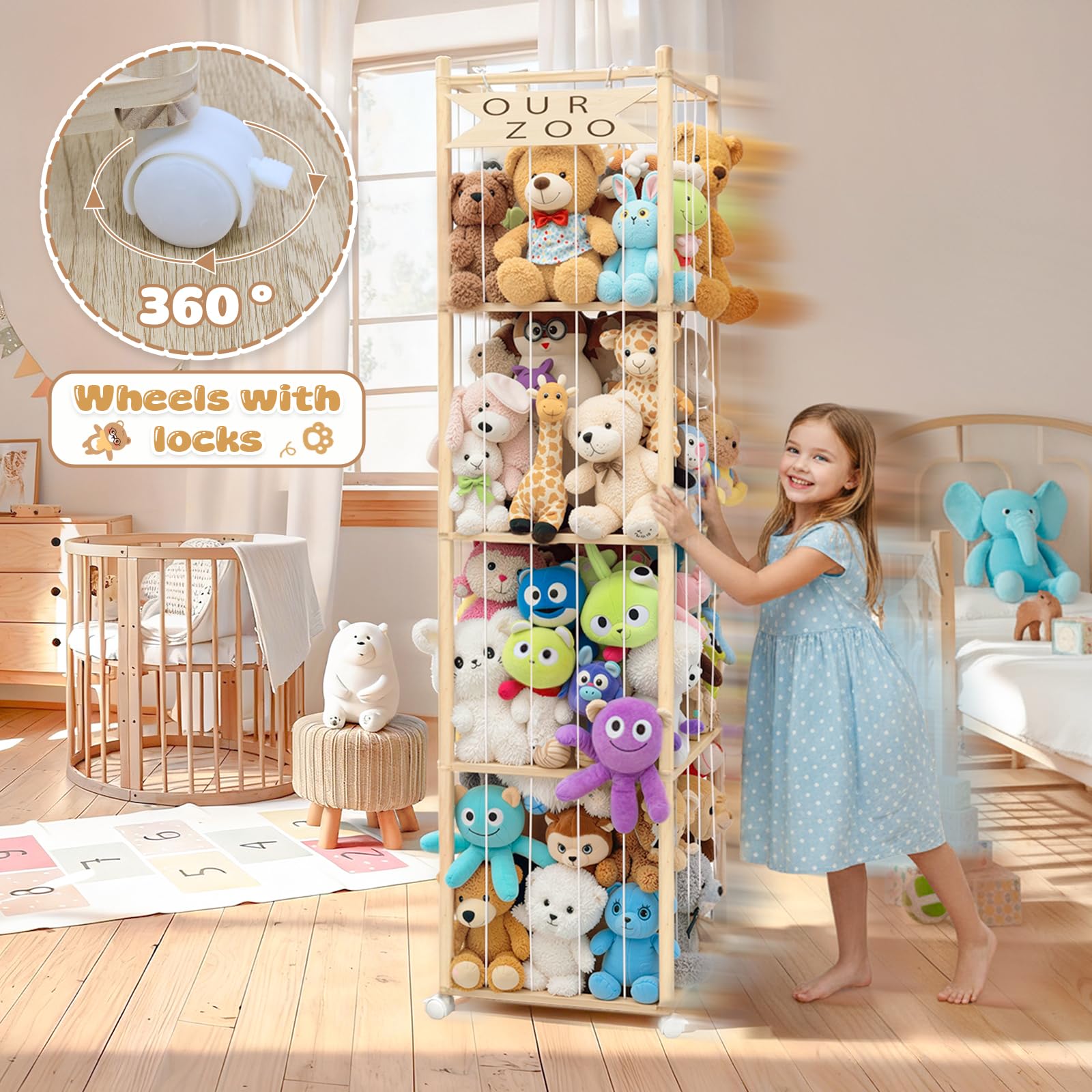 OurWarm smooth rounded edges keep kids safe during playtime.