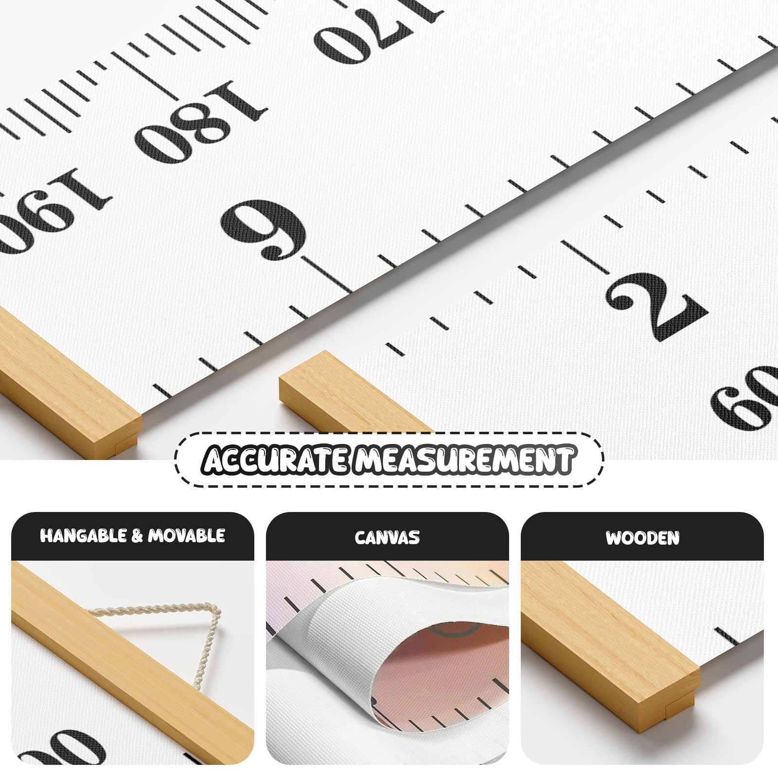 Outivity growth chart canvas material closeup highlights waterproof, fade-resistant design for long-term use