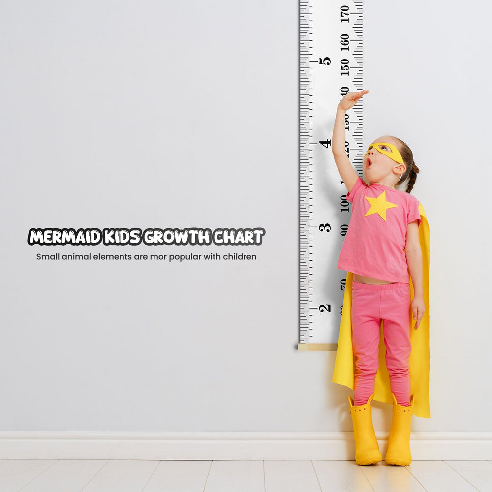 Outivity kids growth chart measurement scale emphasizes precise readings within 2 mm