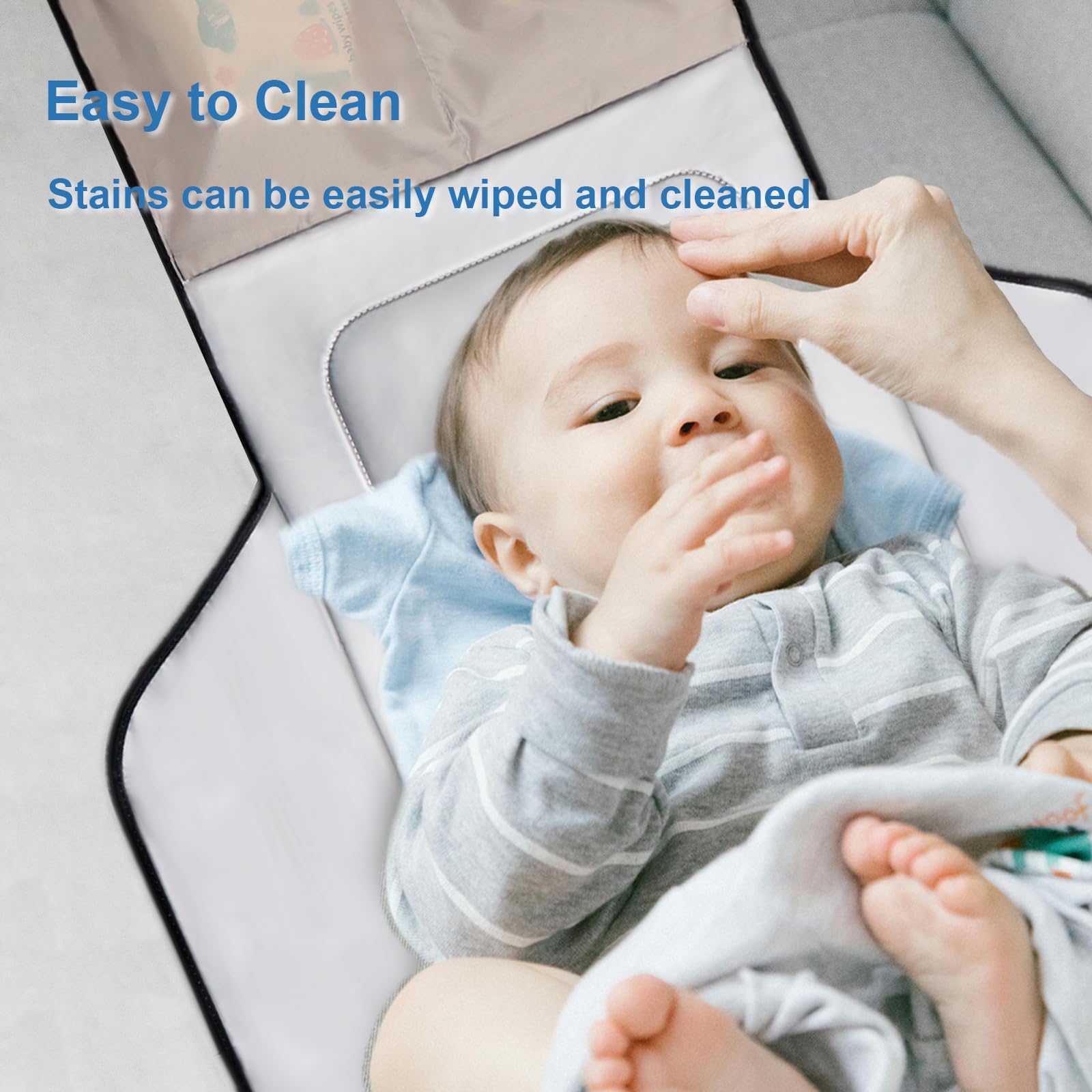 Outtip changing pad pockets-diapers-wipes: quick access to essentials.