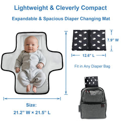 Outtip ultra-lightweight changing pad weighs 3.2 oz for effortless carry.