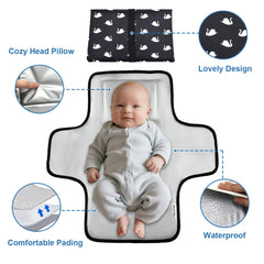 Outtip waterproof wipeable surface changing pad ready for spills and easy cleaning.