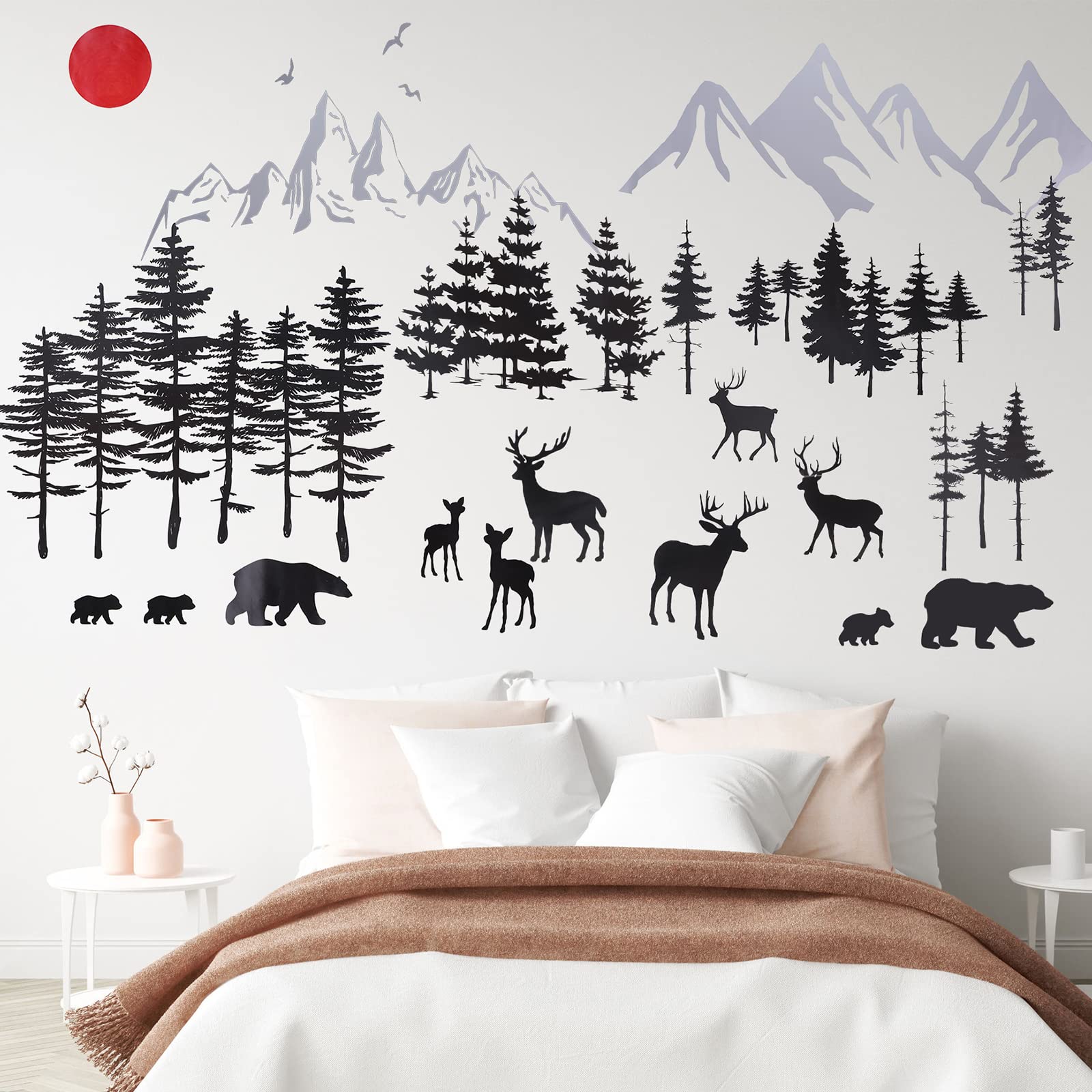 Outus 3-sheets-decorative-stickers offer flexible layout options for customizing walls.